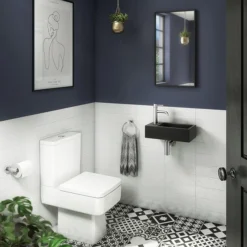 Arezzo Industrial Style Chrome Toilet Roll Holder -Bathroom Furniture Store ischrrh d3