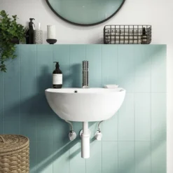 Arezzo White Trap And Isolating Set -Bathroom Furniture Store mrtismw d1