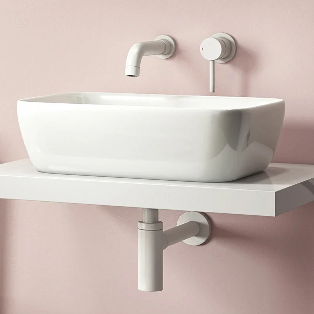 Arezzo Round Matt White Click Clack Basin Waste + Bottle Trap Pack 5 Arezzo Round Matt White Click Clack Basin Waste + Bottle Trap Pack - Image 5