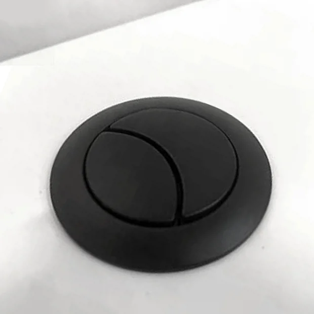 Arezzo Matt Black Push Button For Close Coupled Cisterns 1 Arezzo Matt Black Push Button For Close Coupled Cisterns