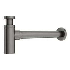 Arezzo Round Gunmetal Grey Modern Basin Bottle Trap