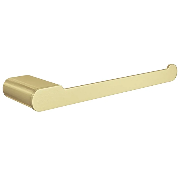 Arezzo Brushed Brass 220mm Towel Rail 2 Arezzo Brushed Brass 220mm Towel Rail - Image 2