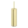 Arezzo Brushed Brass Toilet Brush + Holder