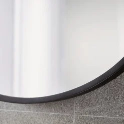 Arezzo Matt Black 500 X 800mm Capsule Mirror -Bathroom Furniture Store ven58cmb d2